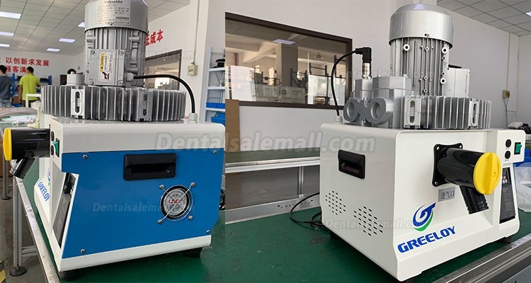 Greeloy GS-03F Upgraded 1500L/min 1100W Mobile Dental Suction Unit Porable Dental Vacuum Pump Low Noise